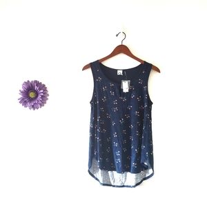 Anthropologie Akemi + Kin Mai Keyhole Tank NWT SM